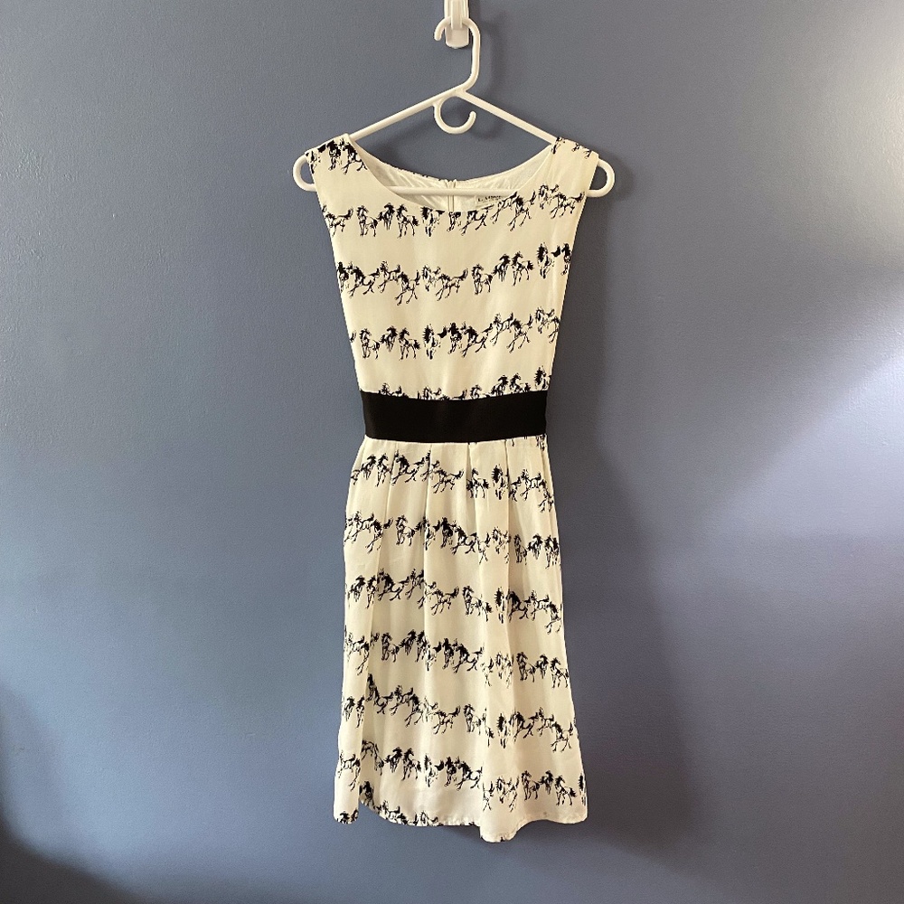 LA Soul Horse Pattern Dress Size M